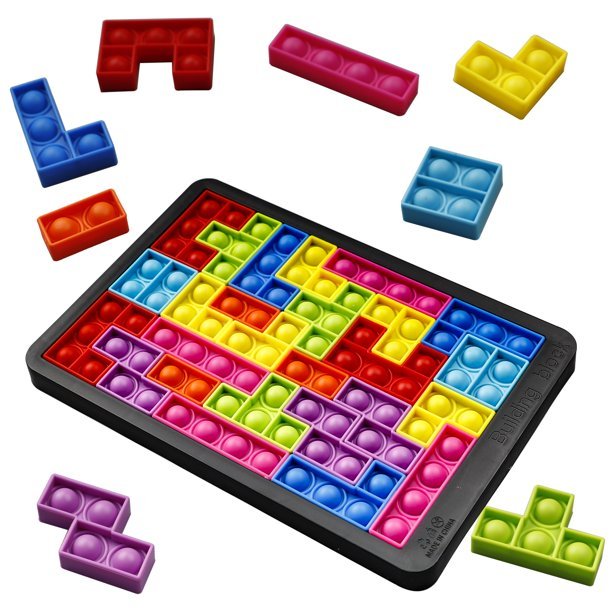 g2.jpeg Push it Pop Puzzle Game Fidget Jigsaw Toys,Rainbow